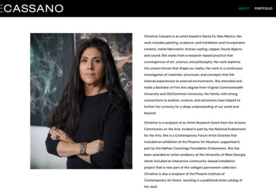 Christine Cassano Website